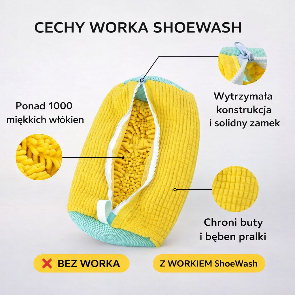 ShoeWash™ – Worek do prania butów w pralce